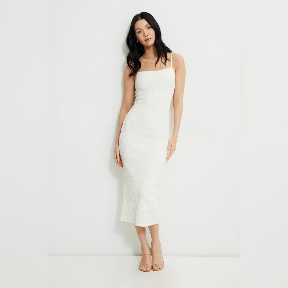 NWT‎ Princess Polly White Polyester Blend Fabric Dress Sz 10
